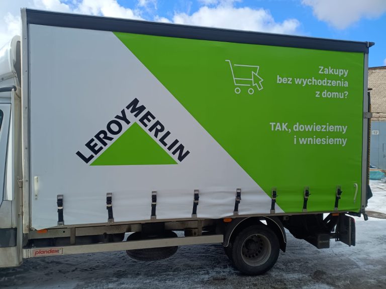 Plandeka z nadrukiem - Leroy Merlin