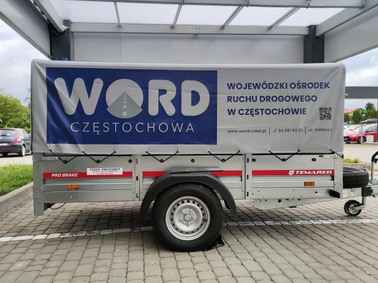 Plandeka przyczepka - WORD